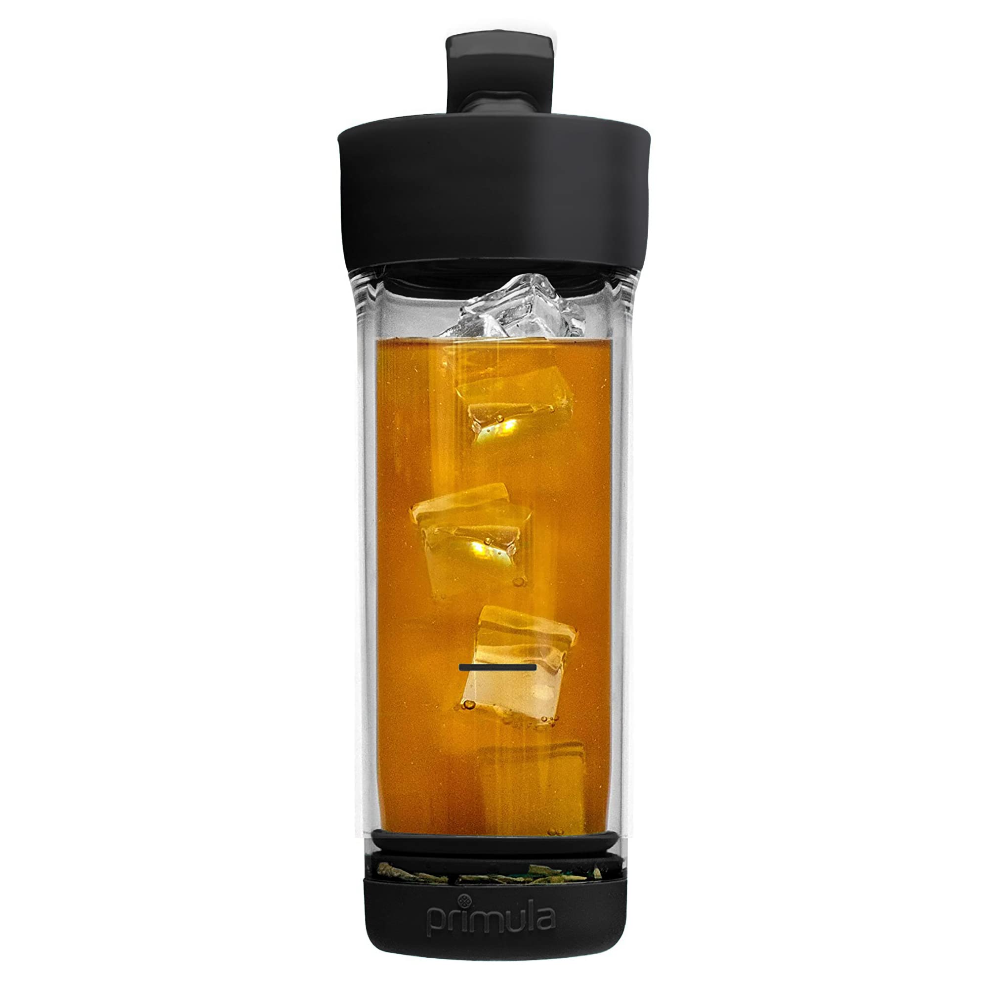 Primula Press And Go Iced Tea Maker, Travel Tumbler, Infuser Bottle, Leak-Proof Flip-Top Lid With Carry Loop, Dishwasher Safe, M