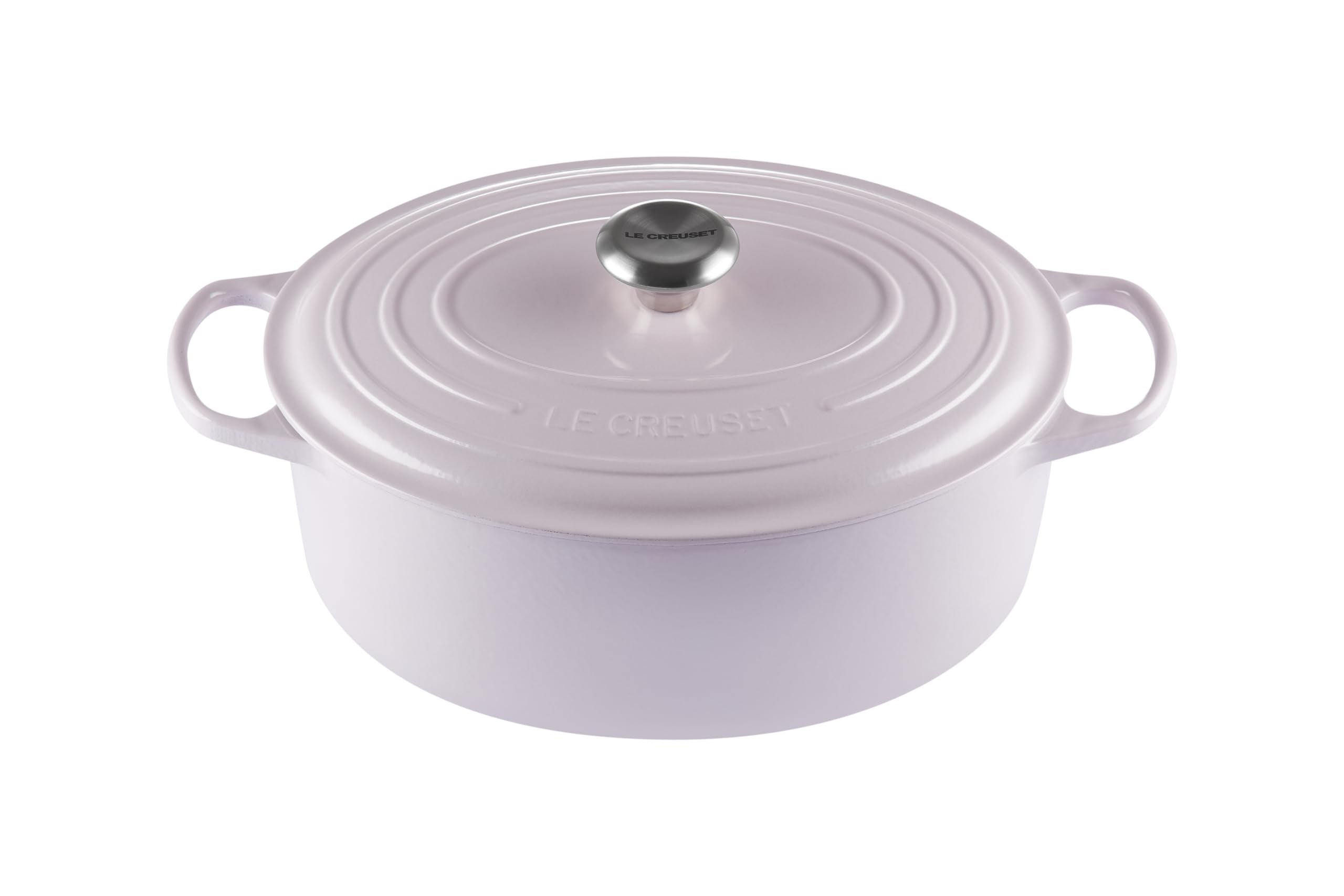 Le Creuset Enameled Cast Iron Signature Oval Dutch Oven, 6.75 Qt., Shallot