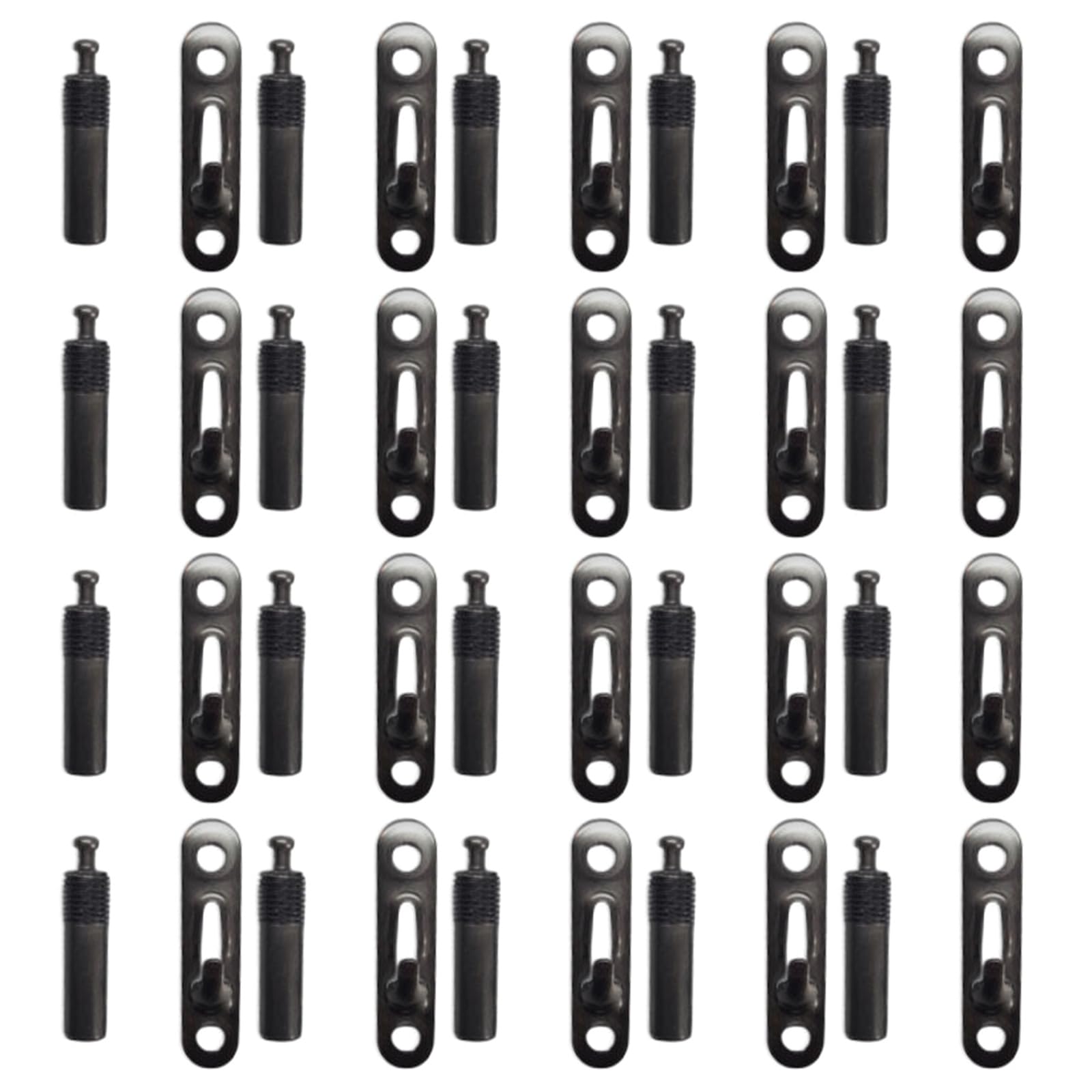 QINGFAN Pack of 20 Set Hide Furniture Shelf Connectors for Wardrobe Cabinet Installation Easy to Assemble and Disassemble