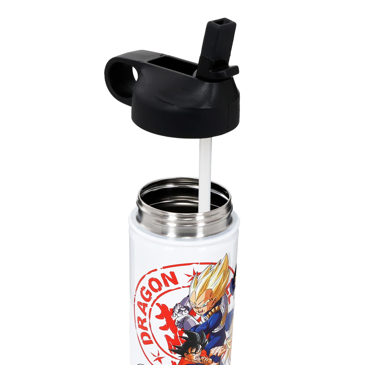 Dragon Ball Z Water Bottle Set - Bundle with Collectible Stainless Steel 24 Oz Water Bottle Plus Stickers Merchandise Gift Set