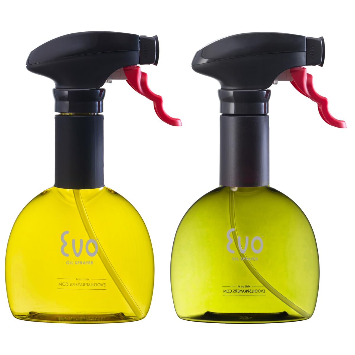 Evo Mini Oil Sprayer Bottle | NonAerosol for Olive Oil, Cooking Oils, Vinegars | 8Oz Capacity | Rotatable Nozzle | Gourmet Coo