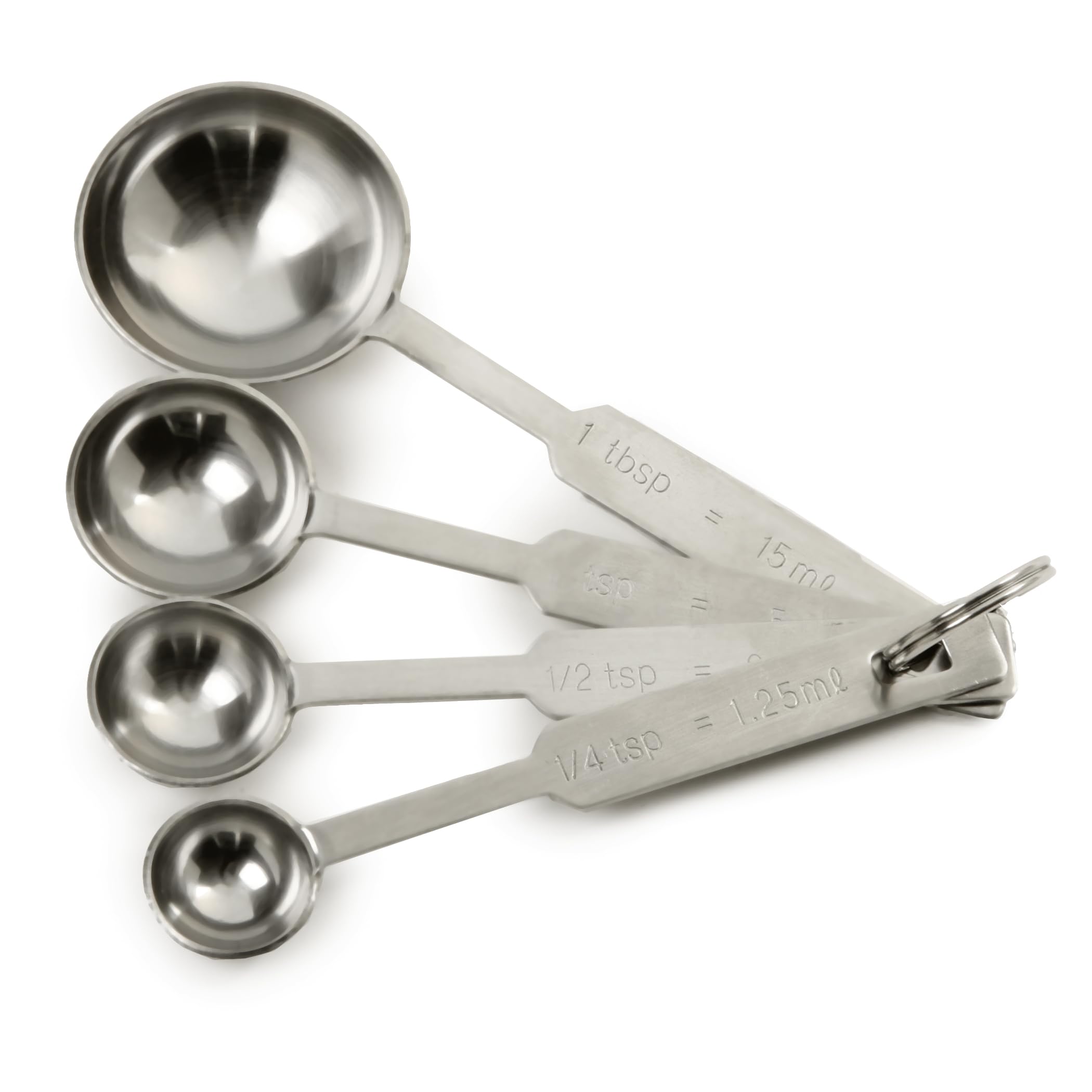 Norpro Stainless Steel Measuring Spoons, 1 Ea, Silver