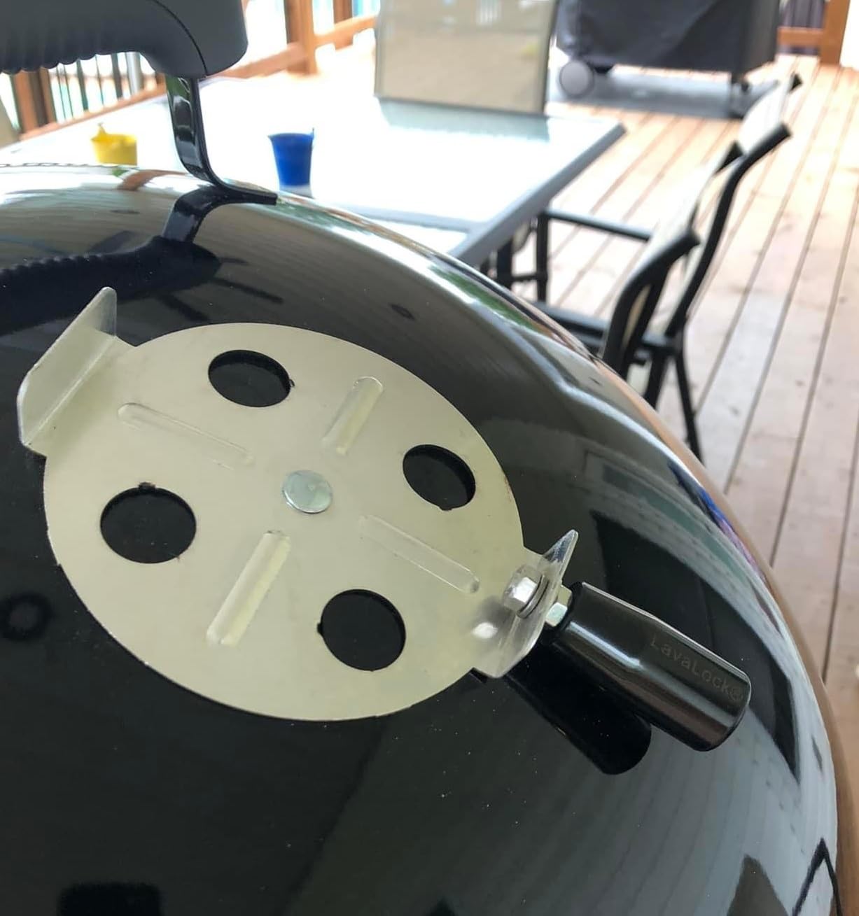 Total Control? Cool Touch Damper Handle for Weber Smokey Mountain WSM Kettle Knob BBQ Smoker Damper Thumb Handle