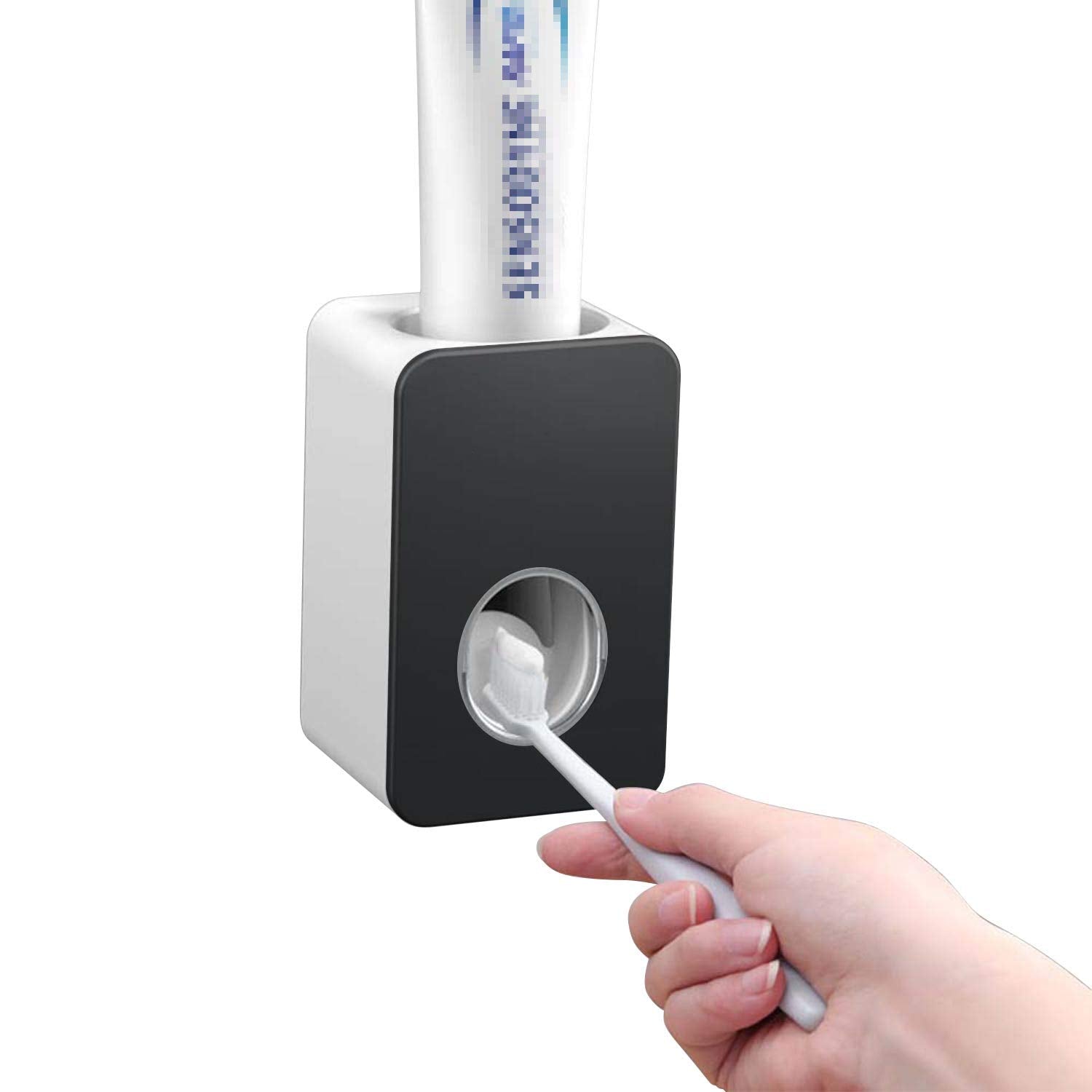 Vicksongs Automatic Toothpaste Dispenser Wall Mounted, Toothpaste Dispenser Countertop,Toothpaste Squeezer For Family & Kids (Bl