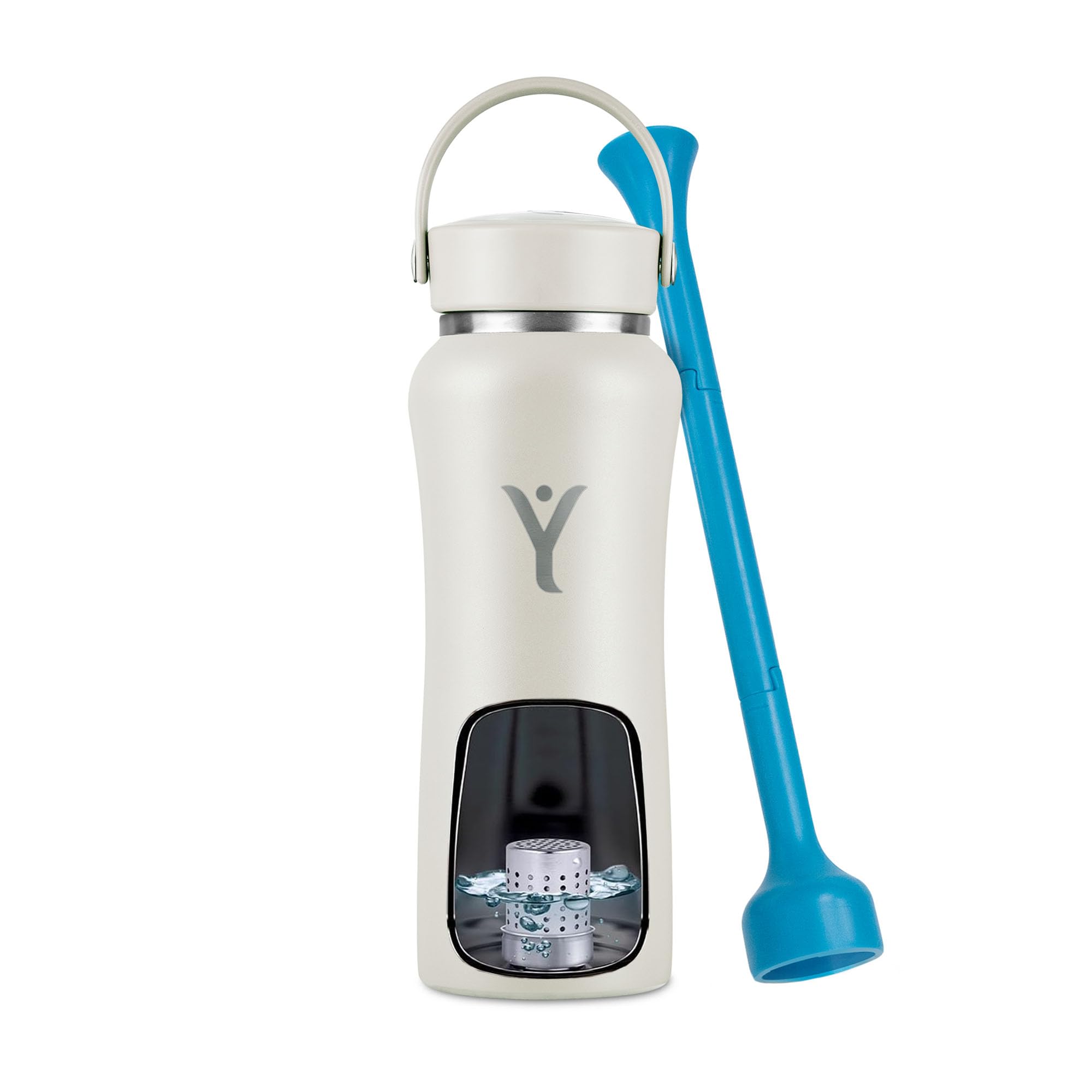 DYLN Hydrogen Water Bottle | Create Hydrating Alkaline Hydrogen-Rich Water Up to 9 pH | Vacuum Insulated Stainless Steel Water B