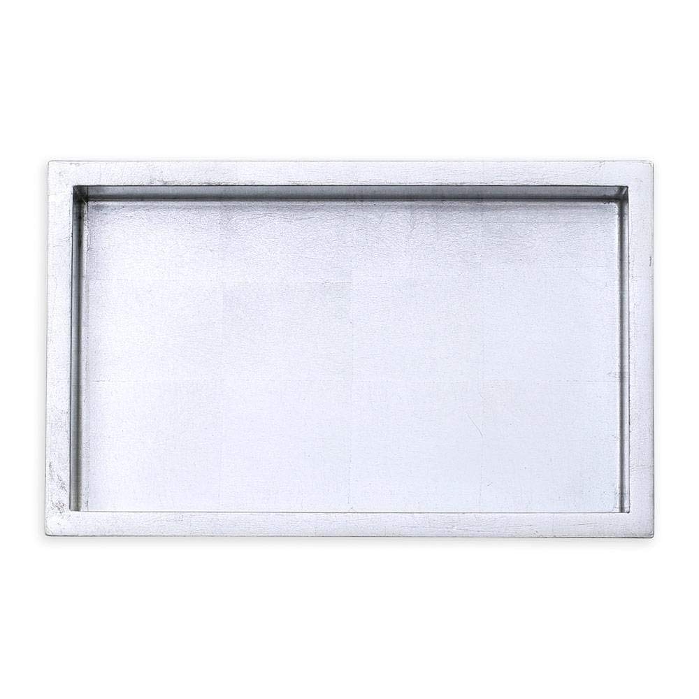 Caspari Lacquer Guest Towel Napkin Holder In Silver - 1 Each