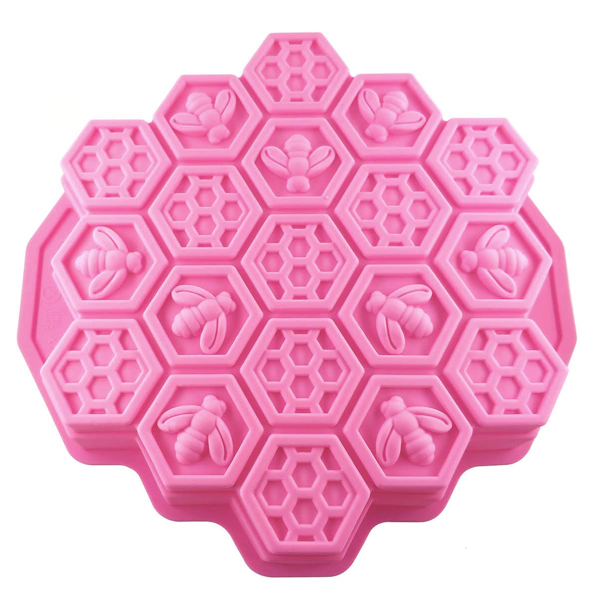 Daycount Silicone Fondant Candy Cake Mould 19 Cell Chocolate Diy Tools Ice Fondant Mold Handmade Molds (Random Color)