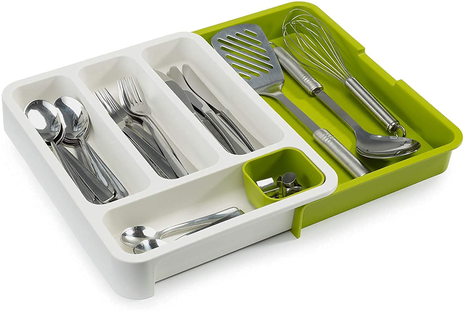 Nvf Cutlery Tray For Kitchen Drawer Expandable Tray Dish Rack For Kitchen 2 Layer Dish Drainer Rack Crockery Holder Cutlery Plat