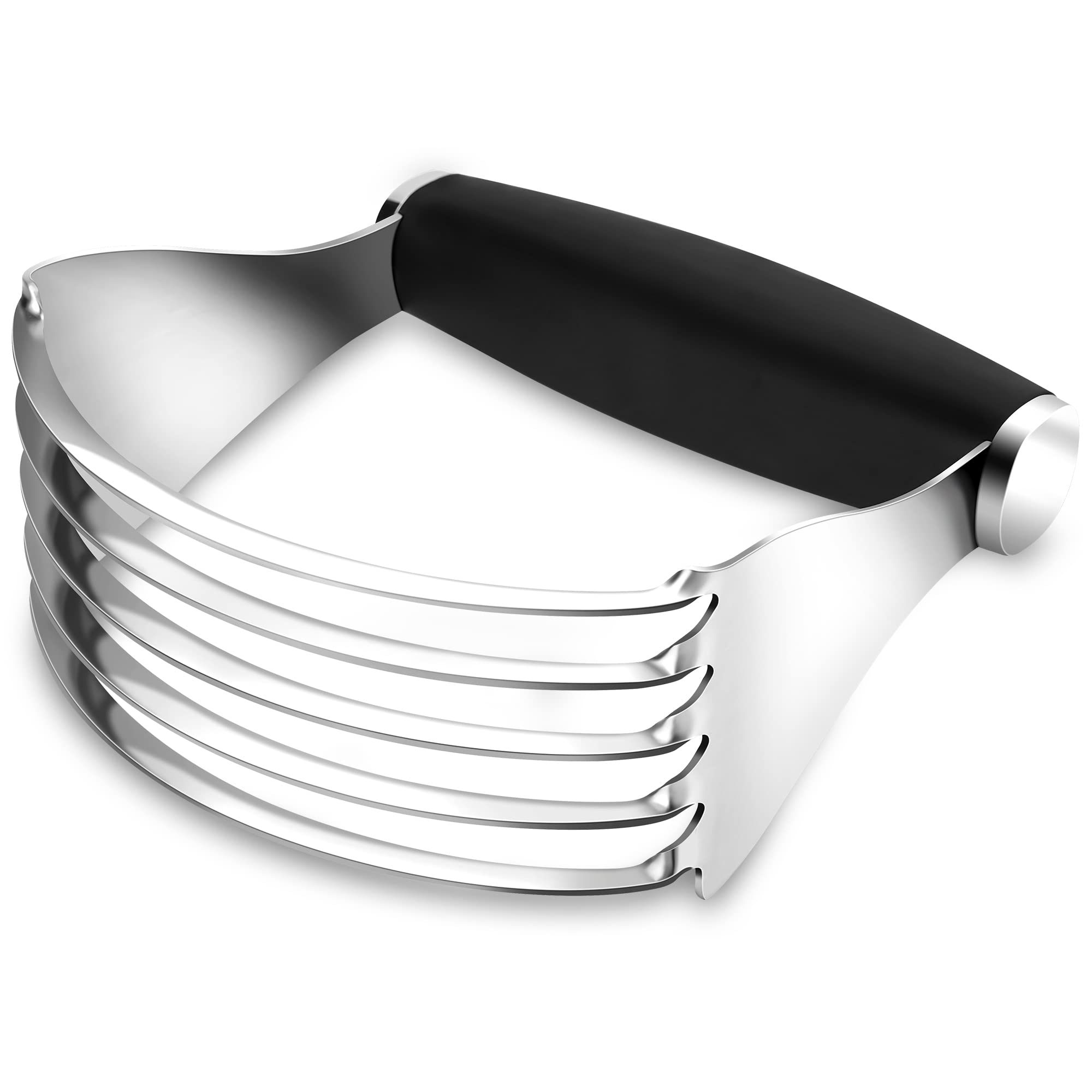 Rainspire Pastry Cutter For Baking, Heavy Duty Pastry Blender Stainless Steel, Thick Sharp Blades Dough Blender, Dough Cutter Bu