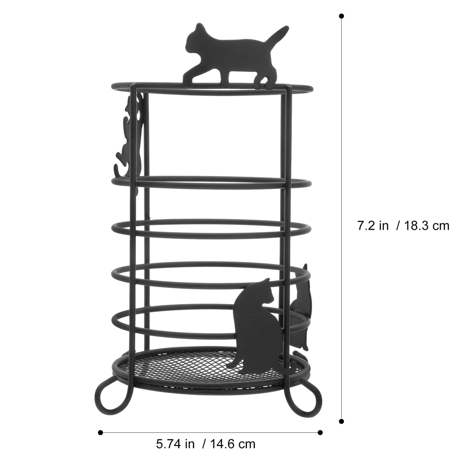 Iron Kitchen Utensil Holder For Countertop Spoon Holder Silverware , Silhouette Chopsticks Holder Spoon And Fork Holder For Kitc