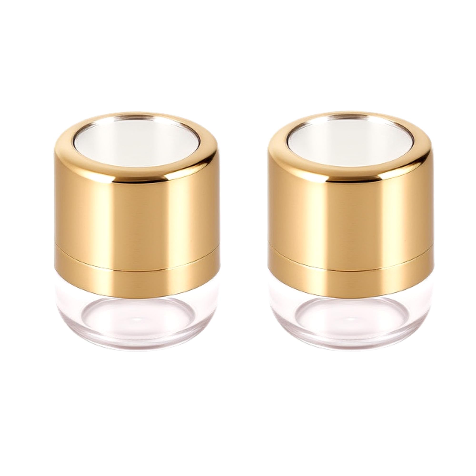 Muaech 2 Packs Empty Bottle For Dry Shampoo Powder For Women, Reusable Travel Size Dry Shampoo Bottle With Powder Sponge Applica