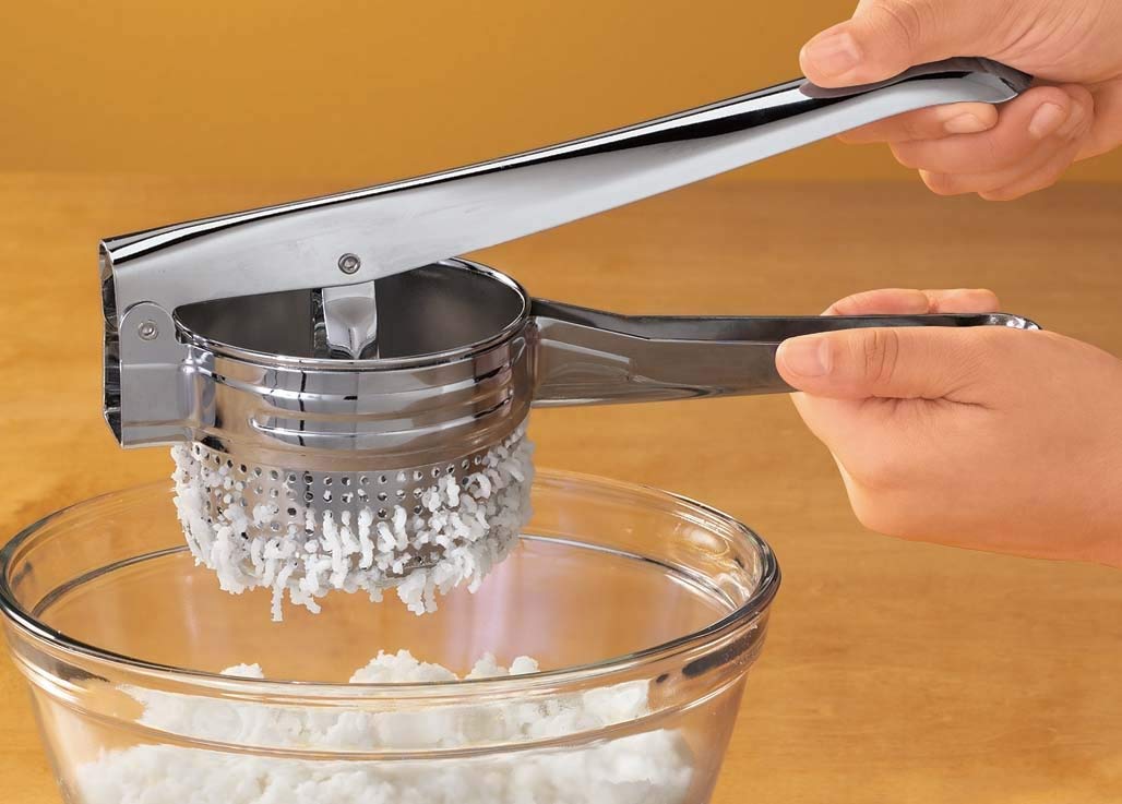 Norpro Chrome Potato Ricer Hand Wash