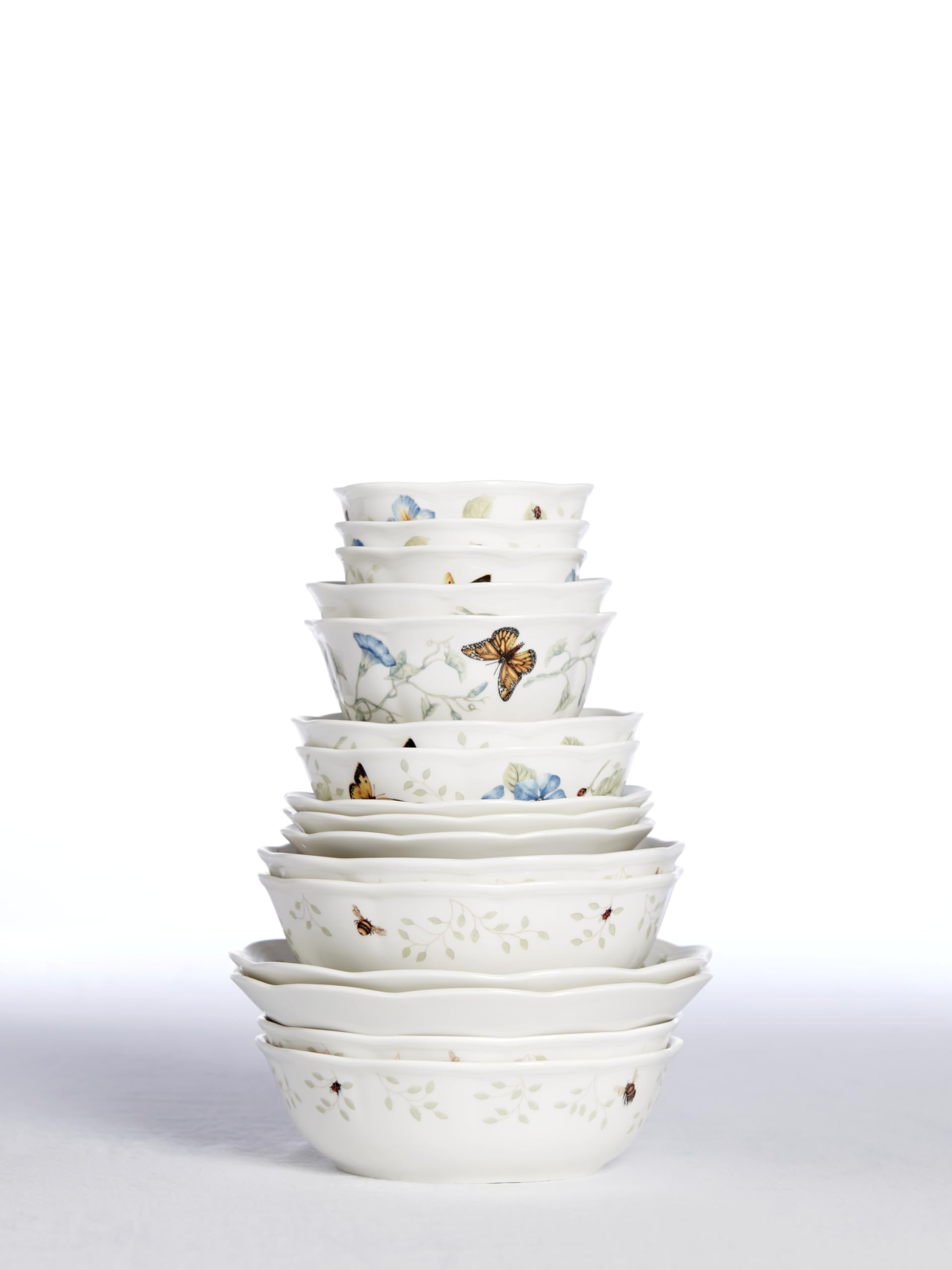 Lenox Butterfly Meadow Soup Bowl, Porcelain, 1.00 LB, Exclusive Color, Model 857702