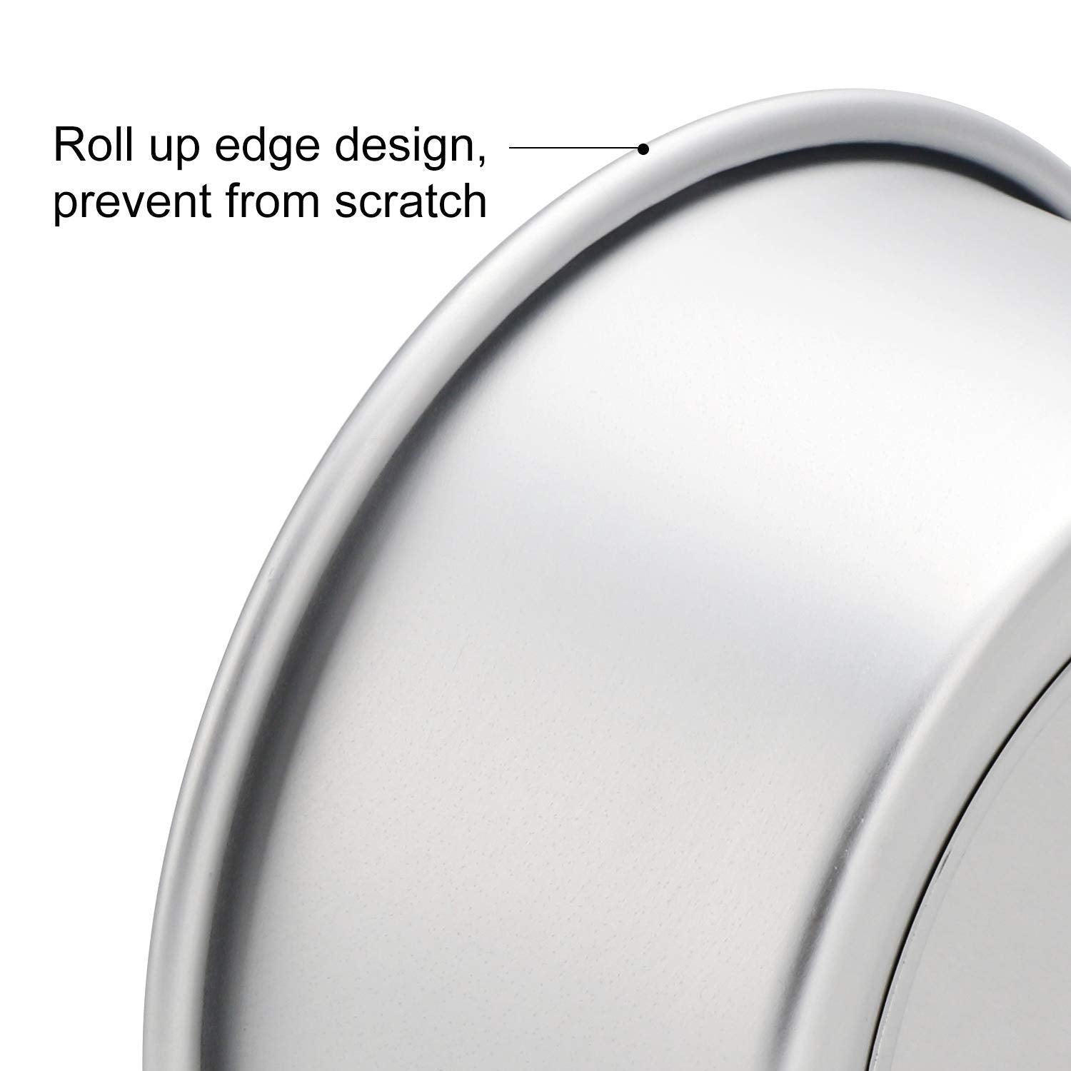 Beasea Cake Pan 6 Inch Round, Removable Bottom Cake Pan Set Of 2, Nonstick Aluminum Alloy Cheesecake Pan Loose-Bottom Pan Cake B