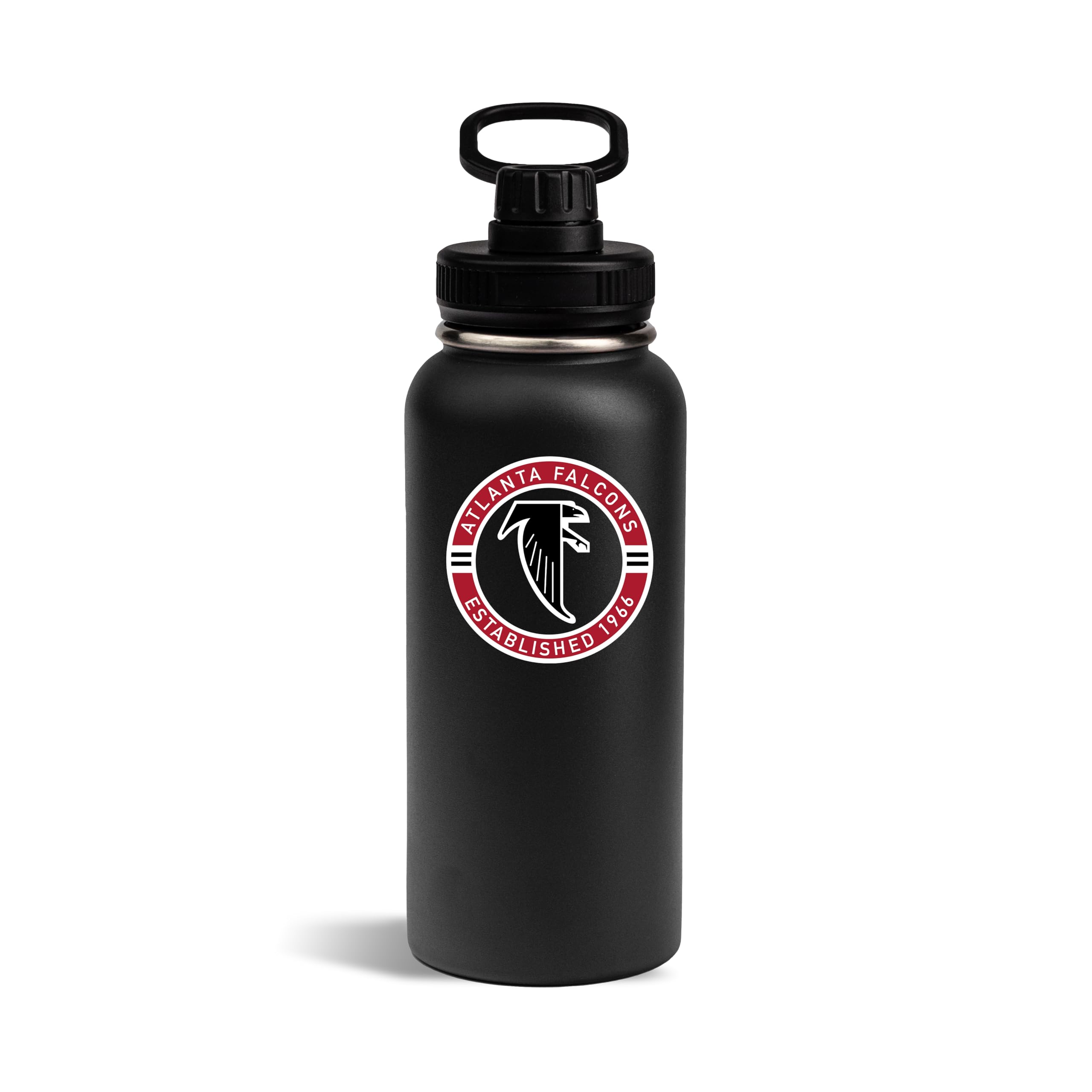 The Memory Company Officially Licensed 32oz Team Logo Water Bottle, Atlanta Falcons
