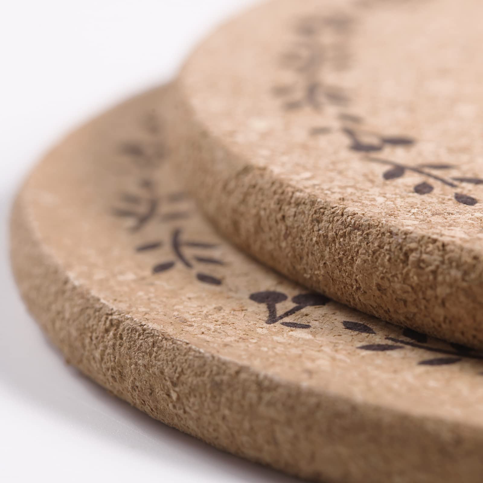 Round Cork Trivet Hot Pads For Kitchen Cork Trivets For Hot Dishes, Pots, Pans, Baking Sheets Cork Trivet Hot Pads For Hot Plate
