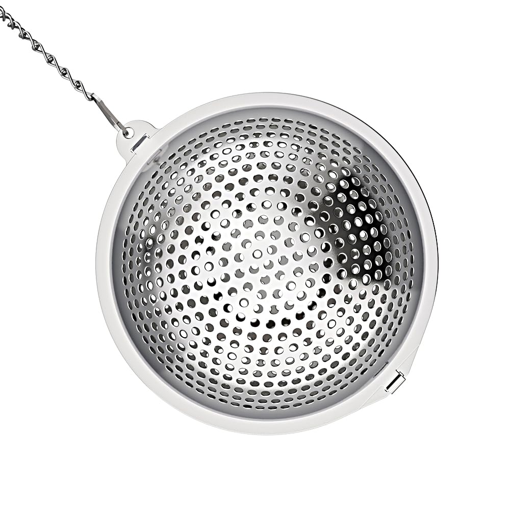 Lyxa Sr 2 Pack Food Grade 304 Stainless Steel Mesh Tea Ball 2.1 Inch Tea Infuser Strainer Filter Diffuser For Loose Tea
