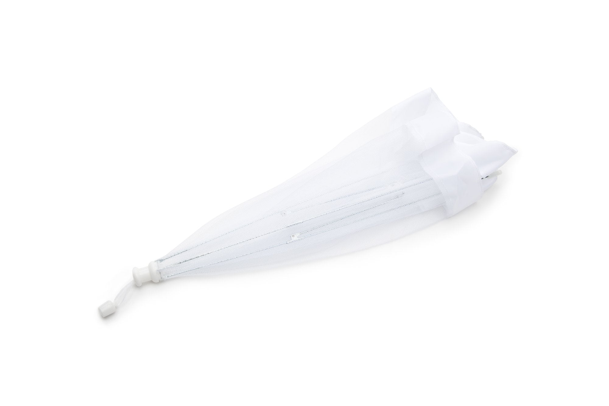Fox Run Square Food Umbrella, Giant, 18'' Sq, White