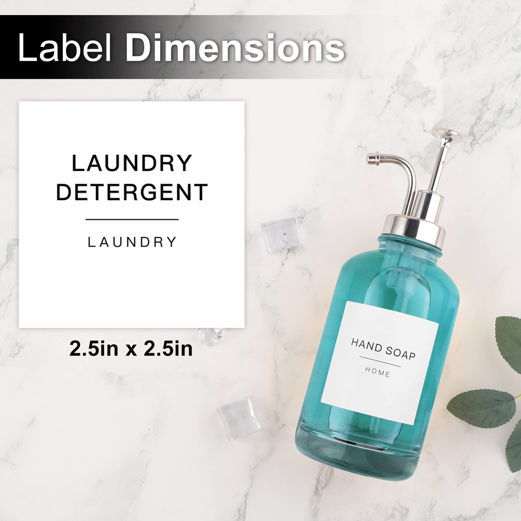180 Minimalist Laundry Labels for Jars  Laundry Stickers for Containers  Cleaning for Laundry Room Spray Bottles and Household Organization  Waterproof and Easy to Stick and Peel