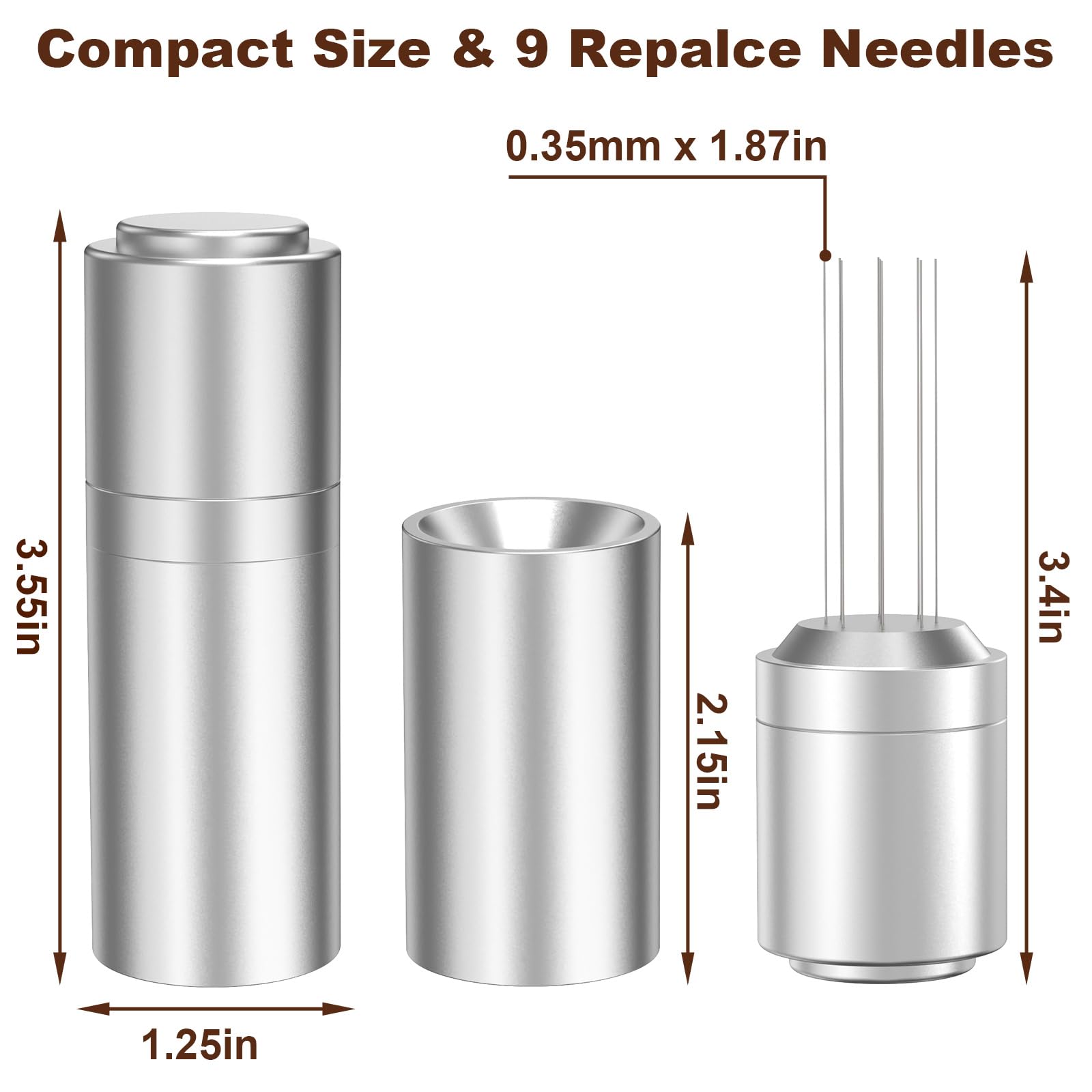 Tiverain Wdt Espresso Distribution Tools Espresso Stirrer Tool Wdt Coffee Distributor For Barista Espresso Machine Accessories 9