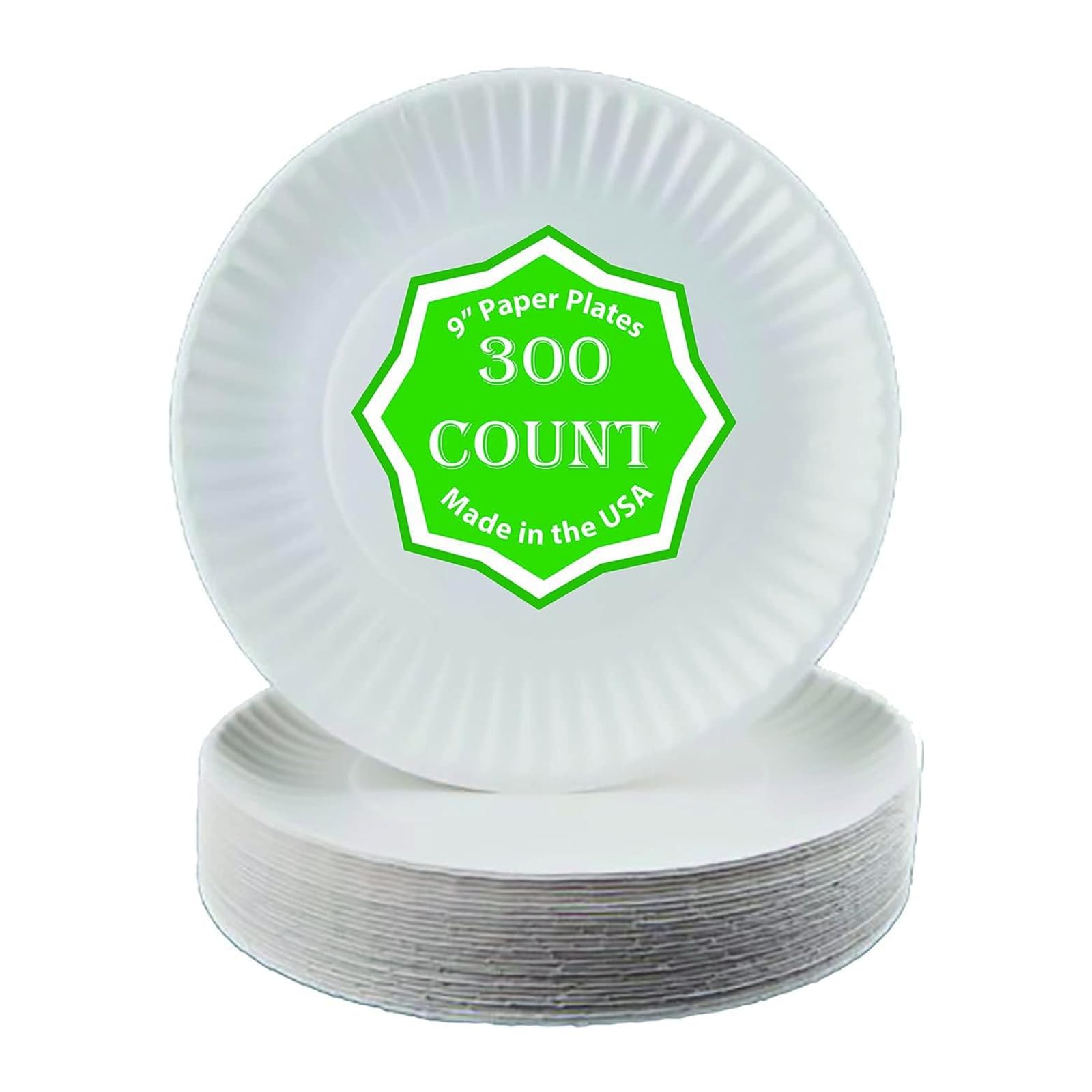 Perfect Stix Paper Plate By Kitchen Essentials, 9 (Pack Of 300)