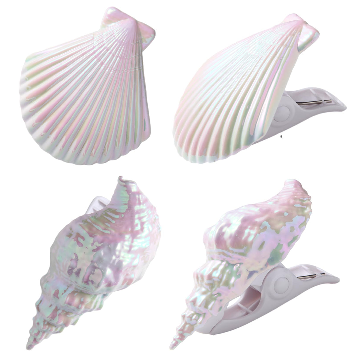Shells Beach Towel Clips For Beach Chairs, Beach Towel Clips For Pool Chairs, Lounge Chairs, Drying Racks Decorative Windproof T