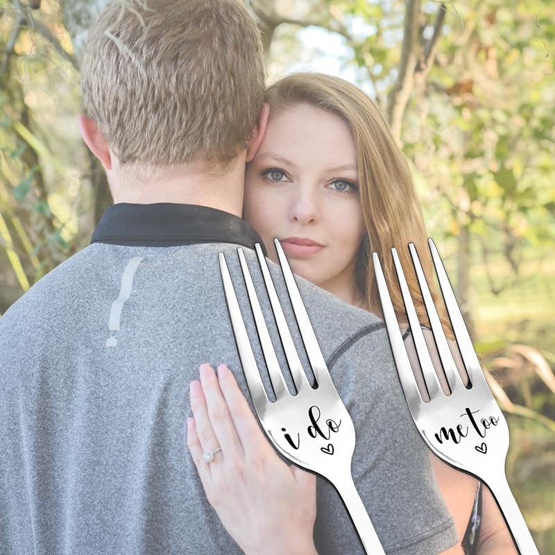 Bride And Groom Fork Gifts For Bridal Shower Gifts For Daughter Bride To Be Unique Marriage Gifts For Couples Wedding Engagament
