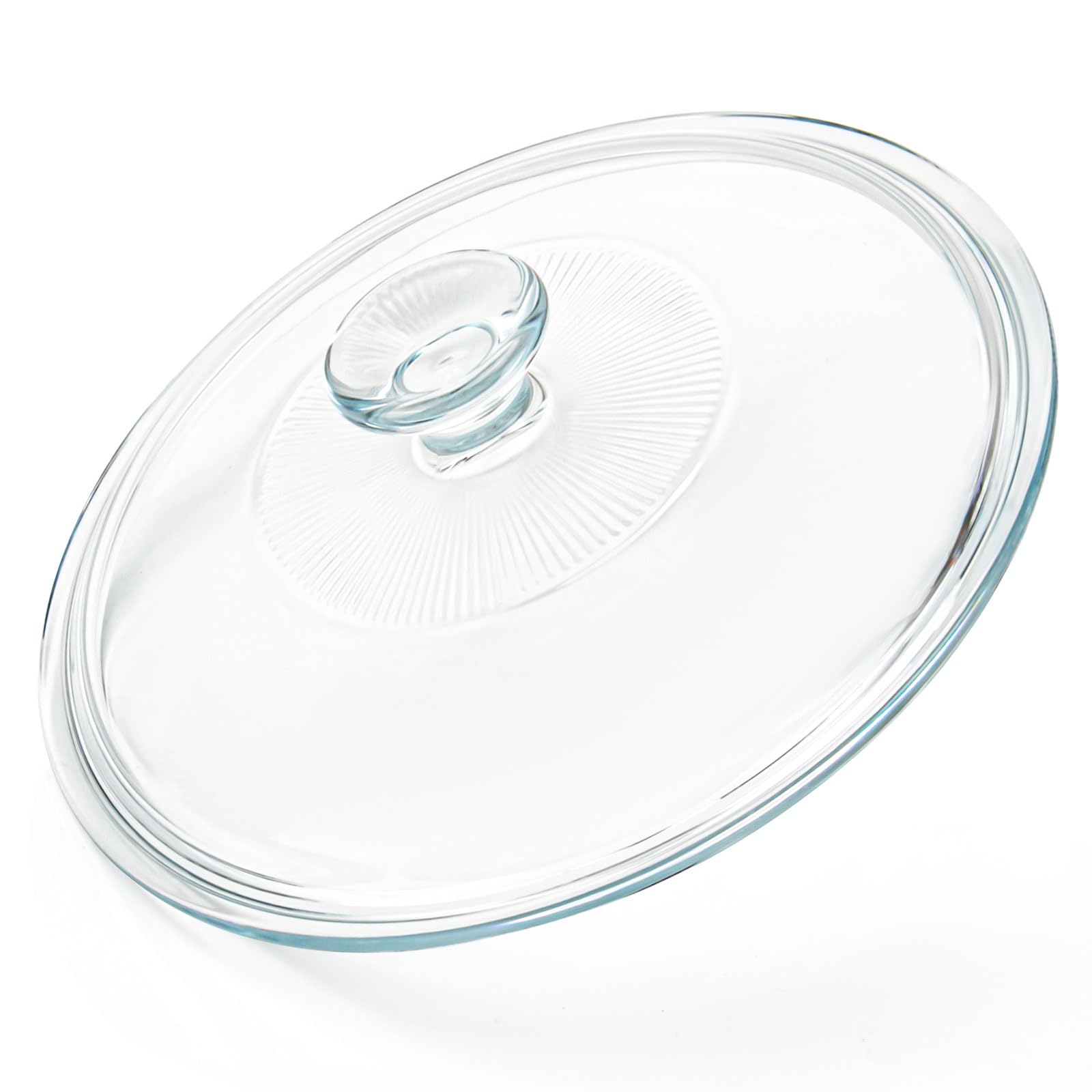 Glass Lids for Corningware French White 2.5 Quart Fluted Round