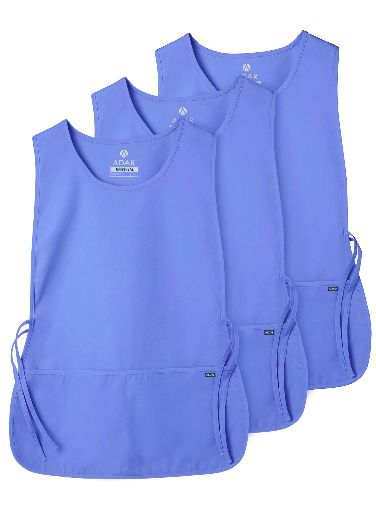 Adar Uniforms Universal Cobbler Apron 3 Pack - Unisex - 7023 - Ceil Blue - X
