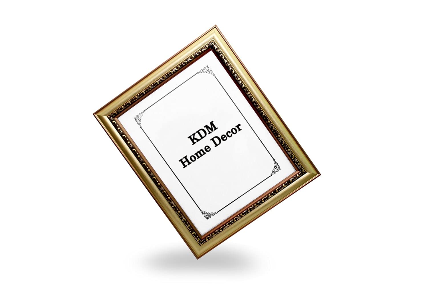 Kdm Home Decor Wall & Table Photo Frame Set Of 1 8X10 Inch (20X25 Cm) | Flexiable Glass (Acrylic) & Synthetic Wood Customized Wa