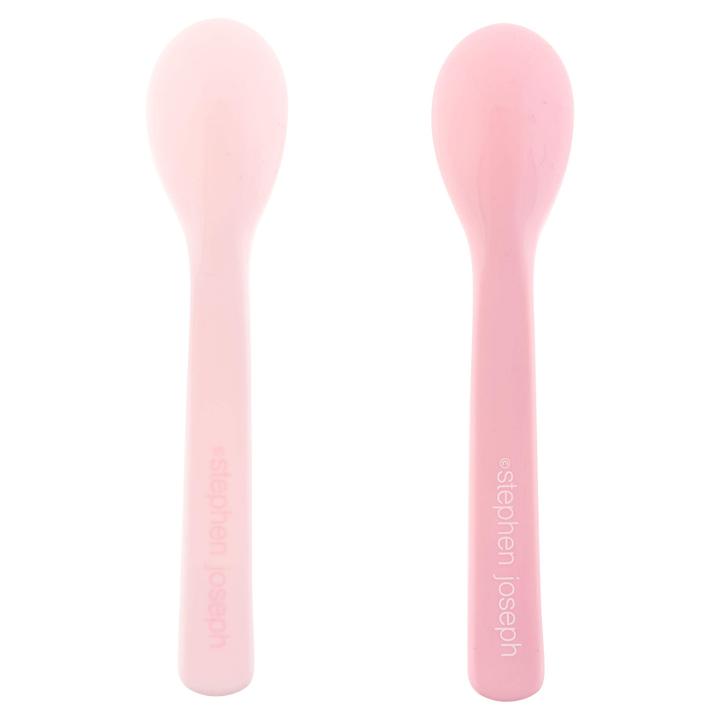 Stephen Joseph Silicone Baby Spoons, One Size, Bunny