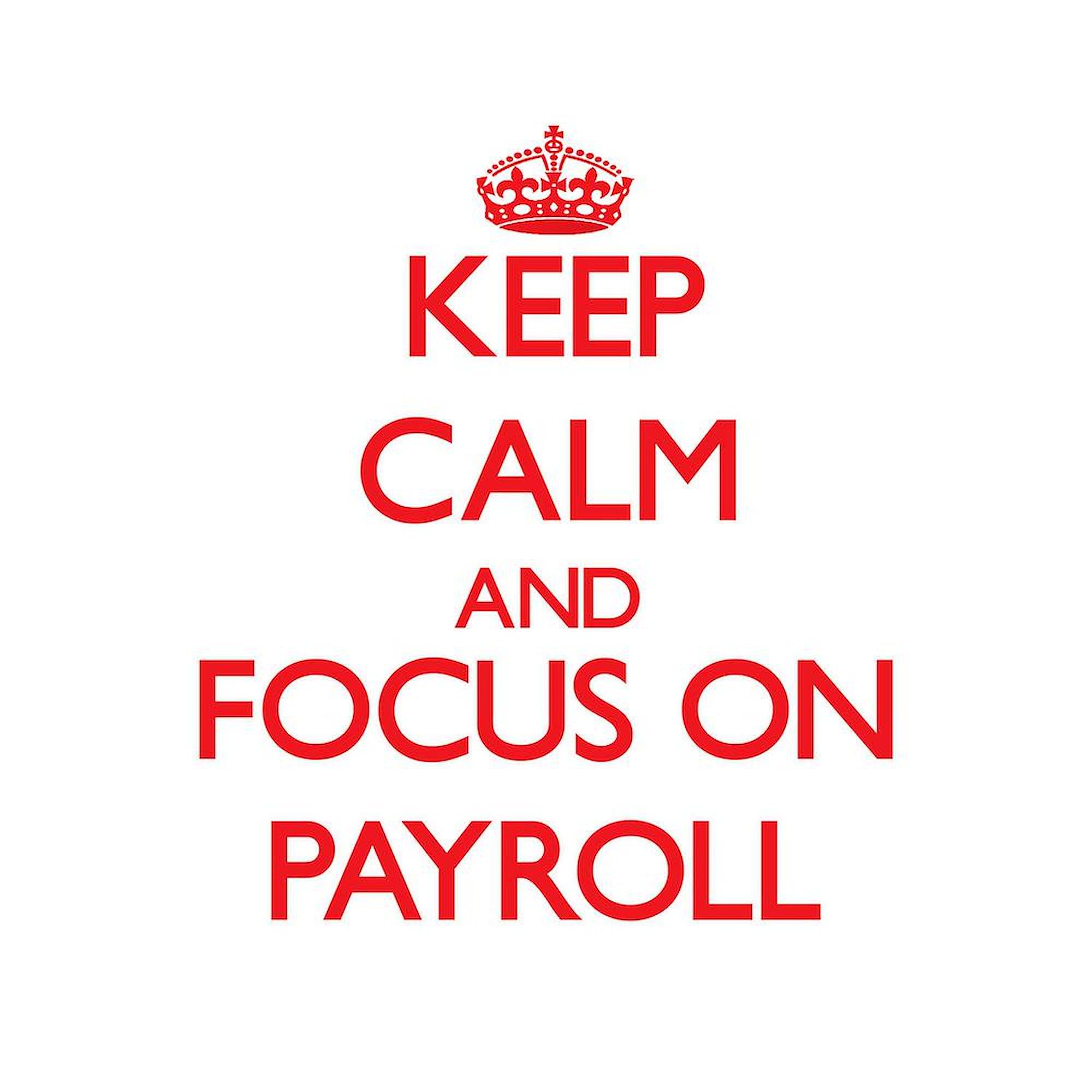 CafePress Keep Calm And Focus On Payroll Mugs 11 oz (325 ml) Ceramic Coffee Mug