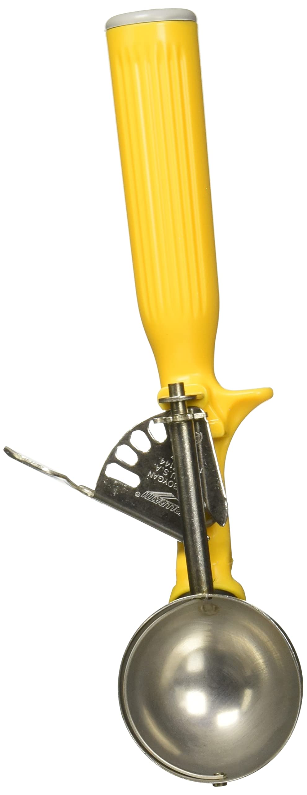 Vollrath 1-5/8 Oz Stainless Steel Disher - Size 20,Yellow