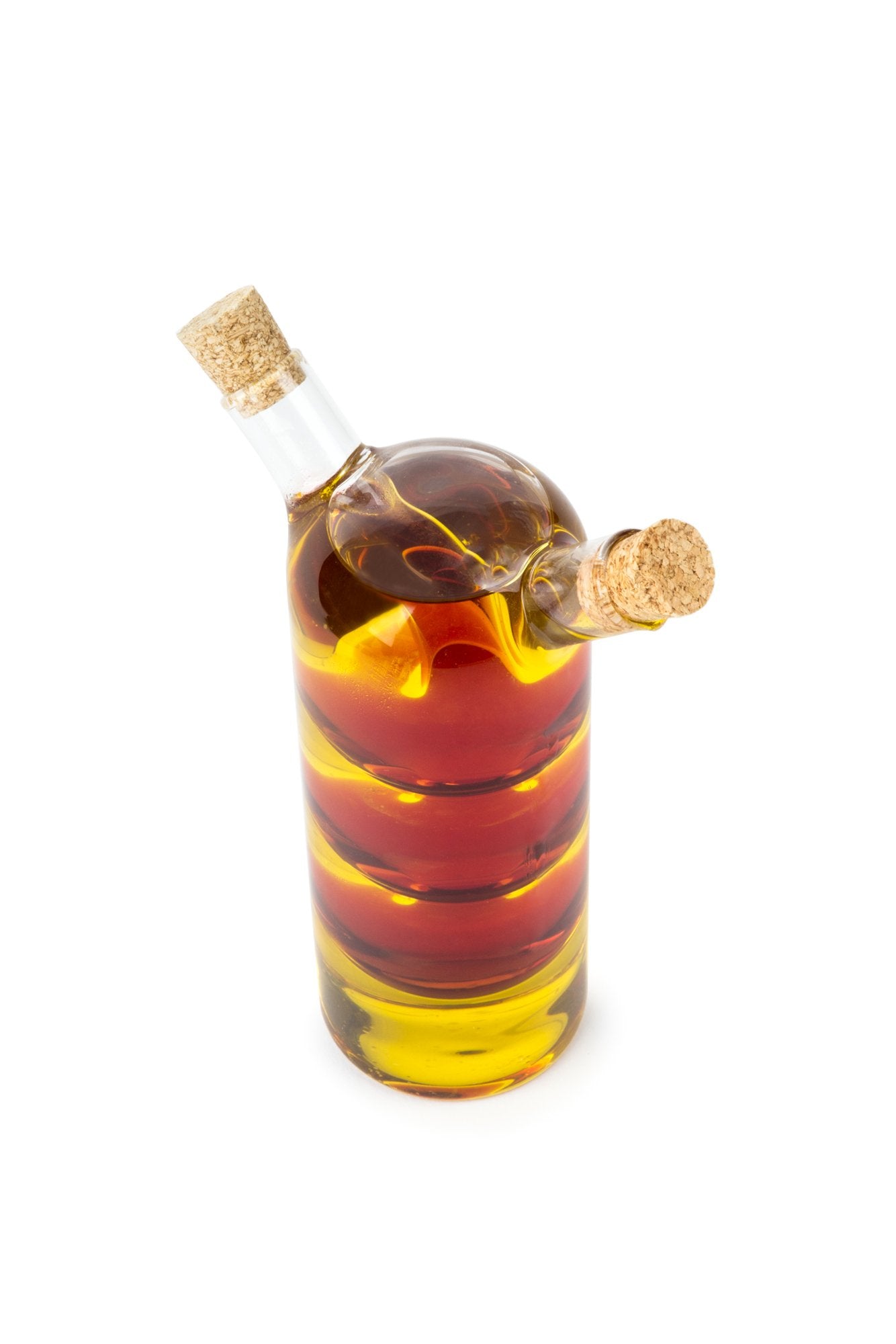 Fox Run 7053 Run Bubble Design Oil And Vinegar Bottle, Bubbles, Clear
