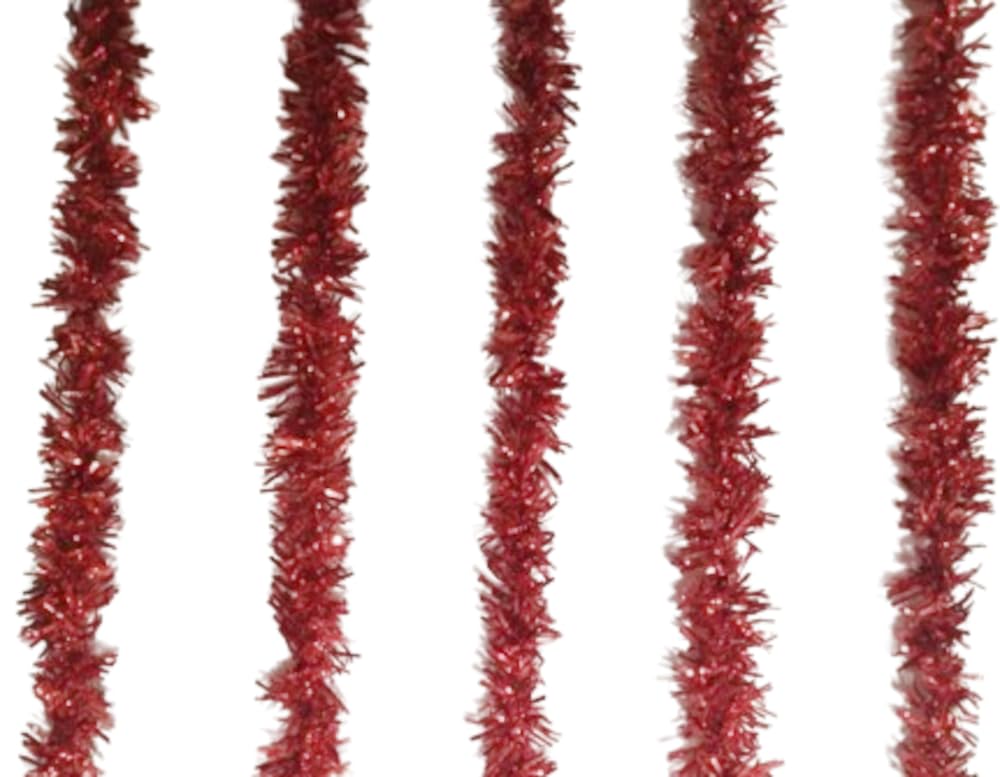 Hesch 9 Brand Chamki Decoration Ladiya For Birthday, Decoration Ladiya For Party Red Colour Chamki Ladiya, 9 Ribons Each 10 Feet