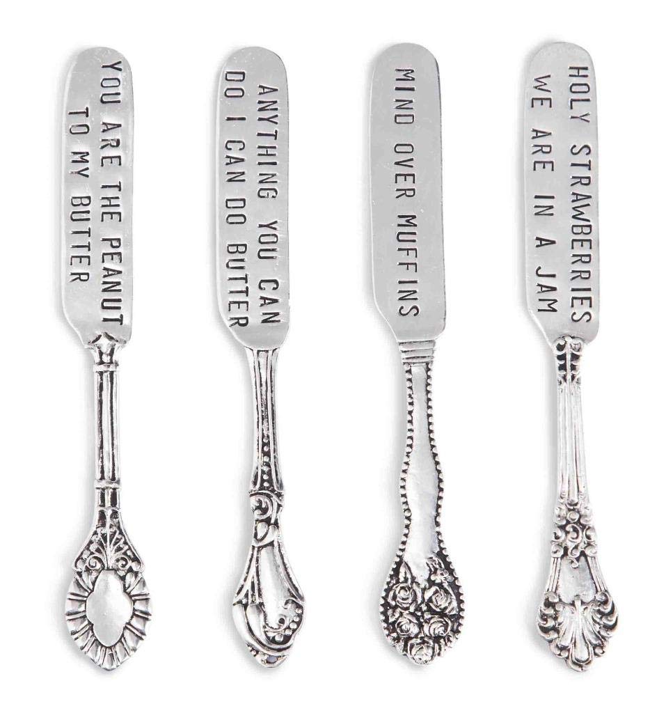 Mud Pie Circa Spreader Set, Silver