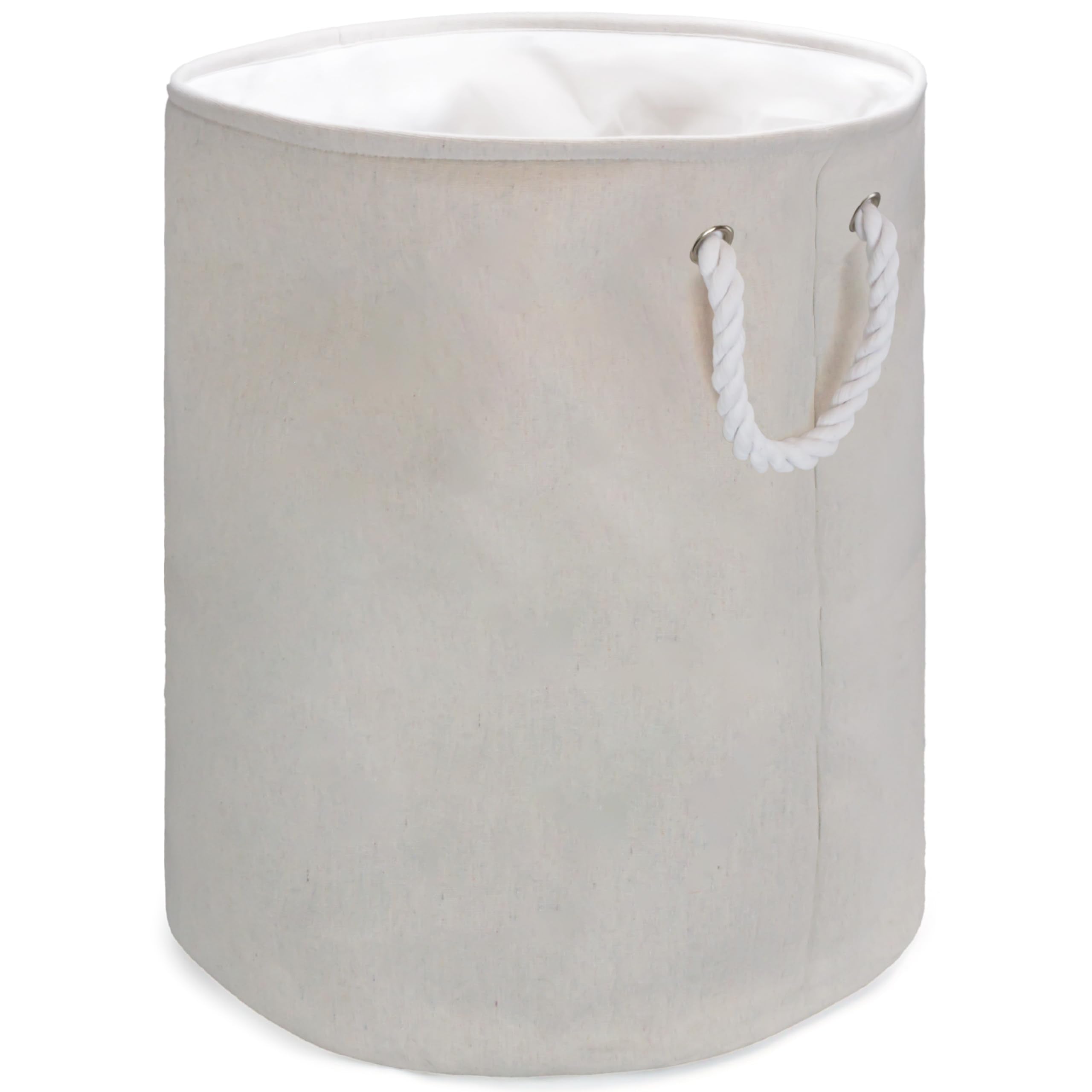 Brookstone, Spacious Laundry Hamper With Cotton Rope Handles, Perfectly Sized For Everyday Use, Durable & Stylish Storage For Be
