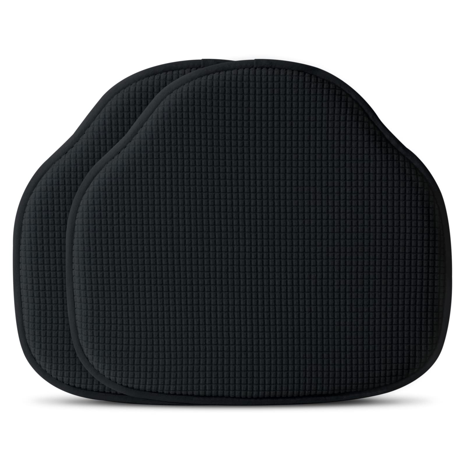 Shinnwa Black Seat Cushions For Kitchen Chairs Non Slip Windsor Chair Cushions Farmhouse Chair Pads For Dining Room Chairs With