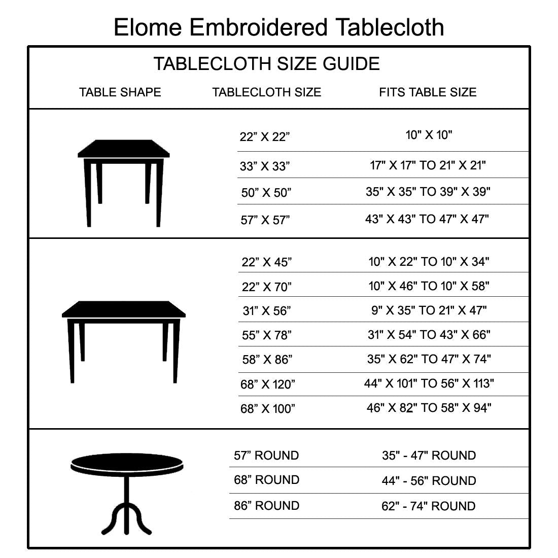 Lelehome 68'' Round Rufous Flower Embroidered Lace Cream Beige Tablecloth, Vintage Classic Dining Table Cloth Wrinkle Free Table