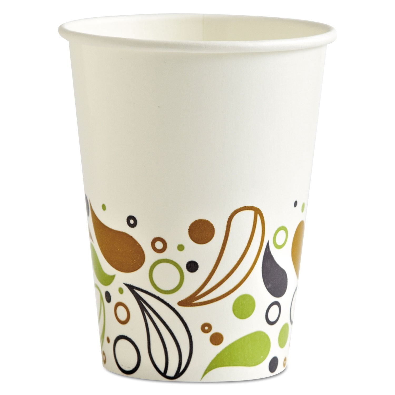 Boardwalk DEER12HCUP Deerfield Printed Paper Hot Cups, 12 oz, 50 Cups/Pack, 20 Packs/Carton