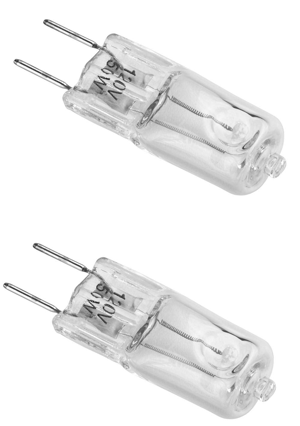 Light Bulb for GE Microwave Oven - 120V 50W Halogen Light Bulb Lamp for GE Over The Range Microwave Hood  Kitchen Over Stove Light Surface Light Bulb for GE Microwave  Replaces WB08X10057 WB08X10051