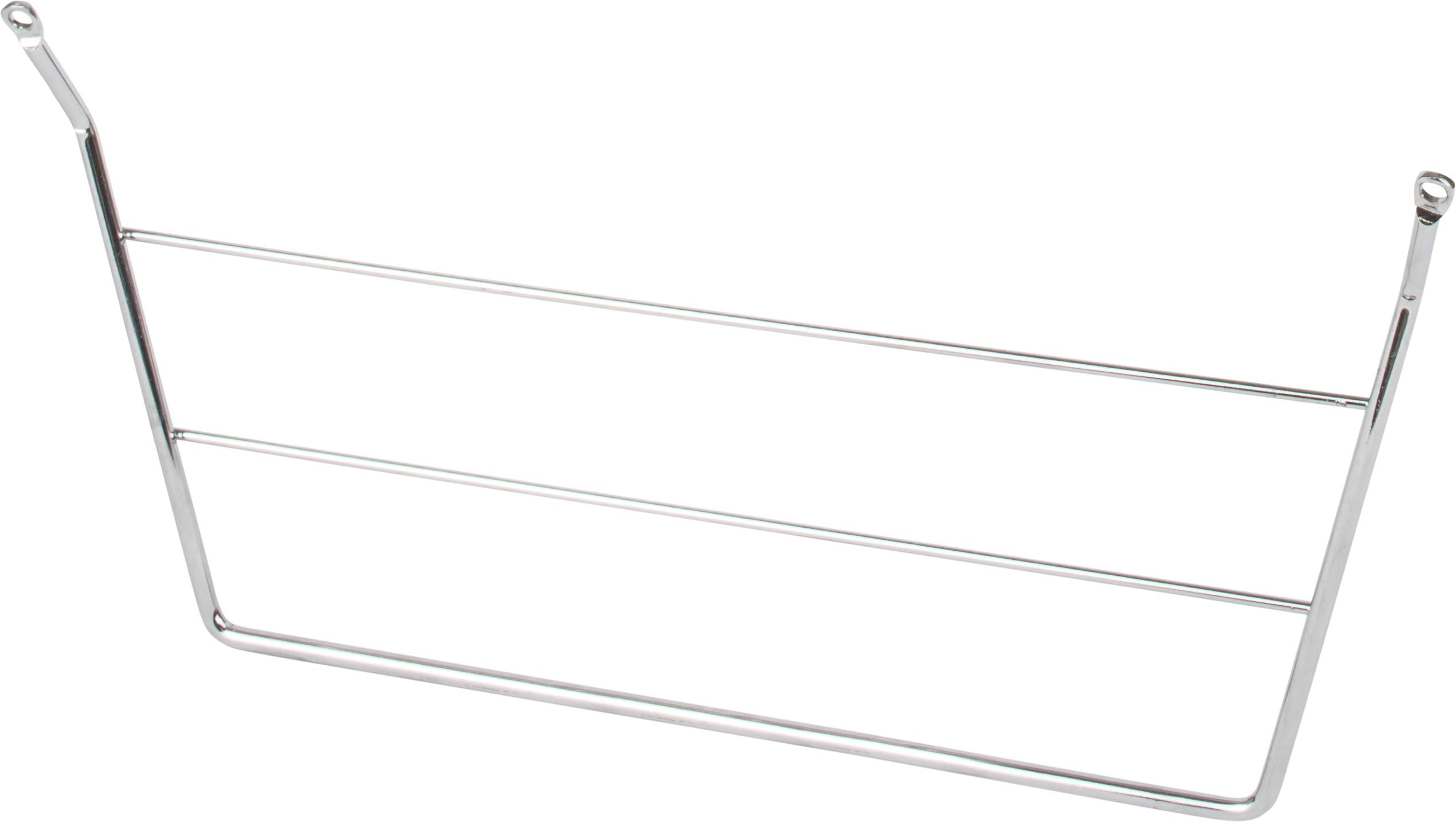 Hardware Resources Door Mount 3-Tier Dishcloth Rack, Chrome