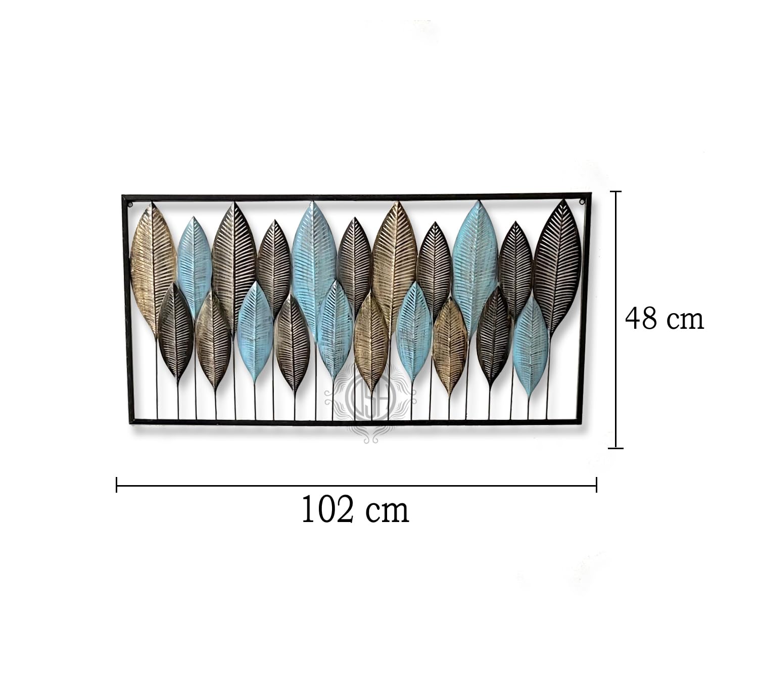 Dsh Crafting Your Curiosity Metal Wall Deco Multi Color (40X19 Inch) Wall Hanging Wall Arts For Indoor Home Office Decoration.(W