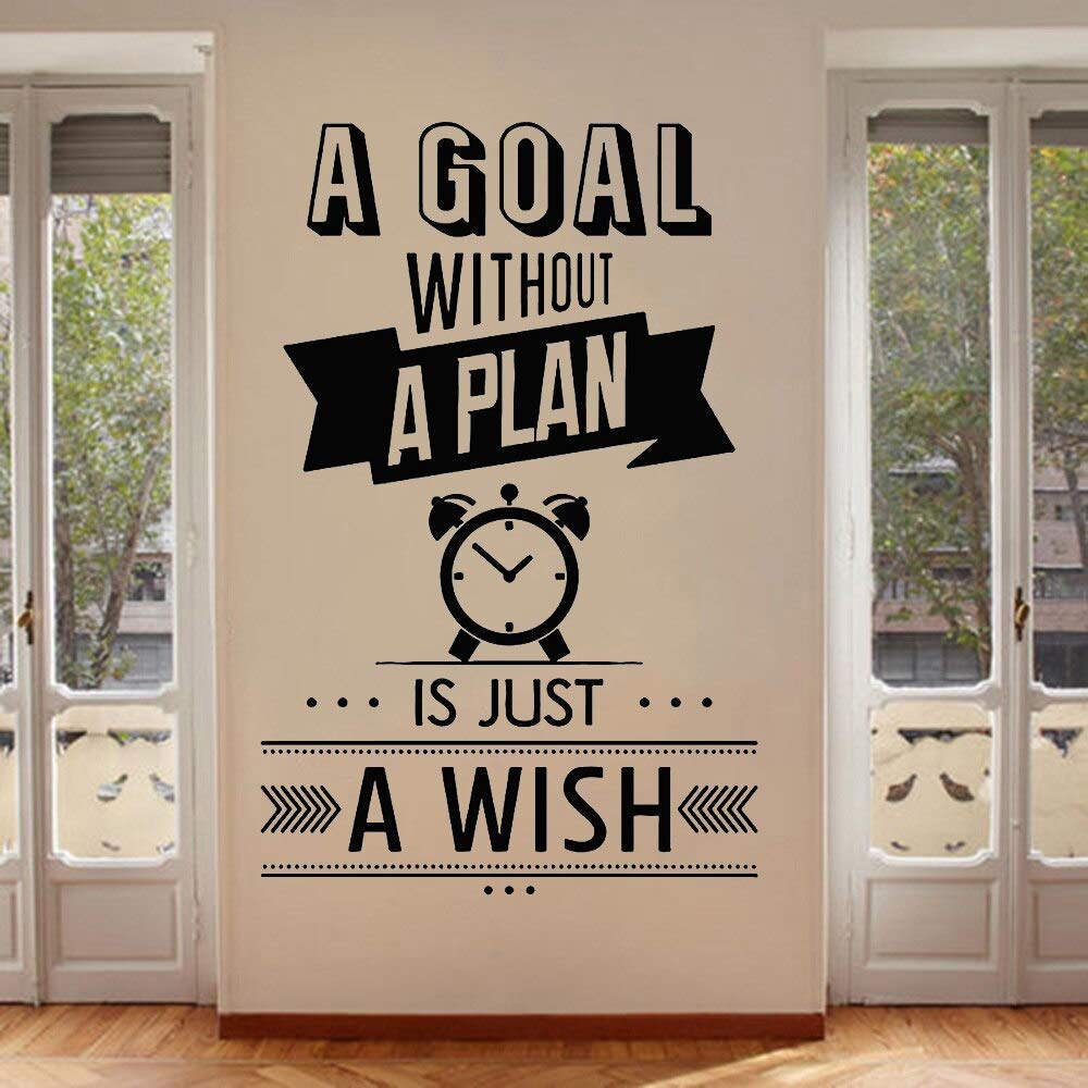 GADGETS WRAP Motivation Quotes Wall Decals Inspire Wall Sticker Art Mural Removable Wallpaper for Office Room Home Decoration Wa