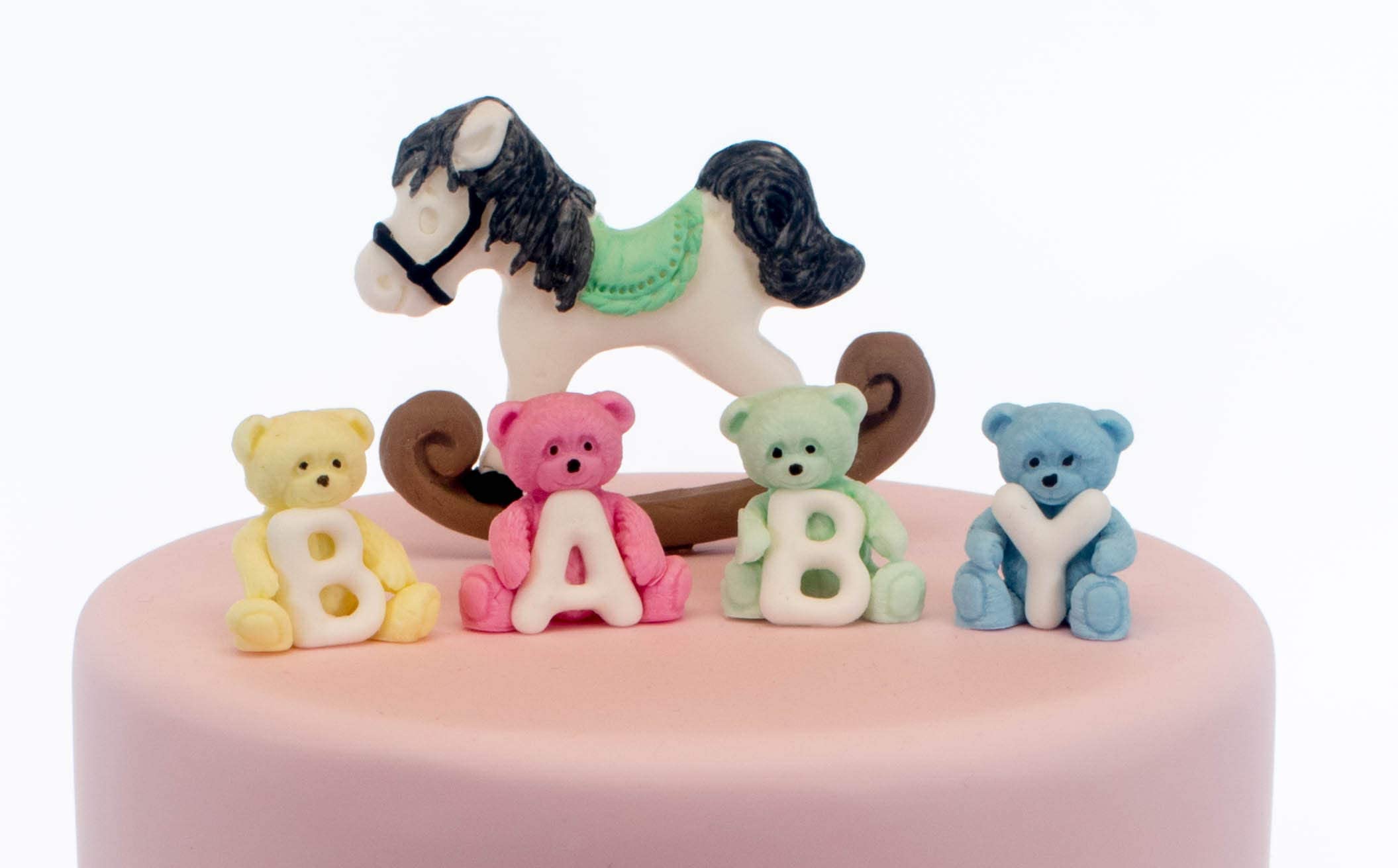 Katy Sue Baby Teddy Bear Silicone Mold For Cake Decorating & Crafts - Teddy Size 1.5 X 1.38 X 0.31 Inch