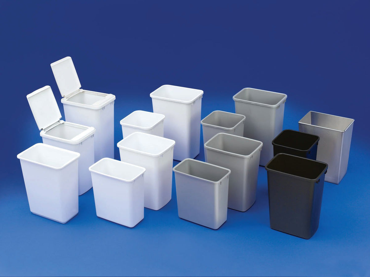 Rev-A-Shelf 50 Quart Waste Bin White