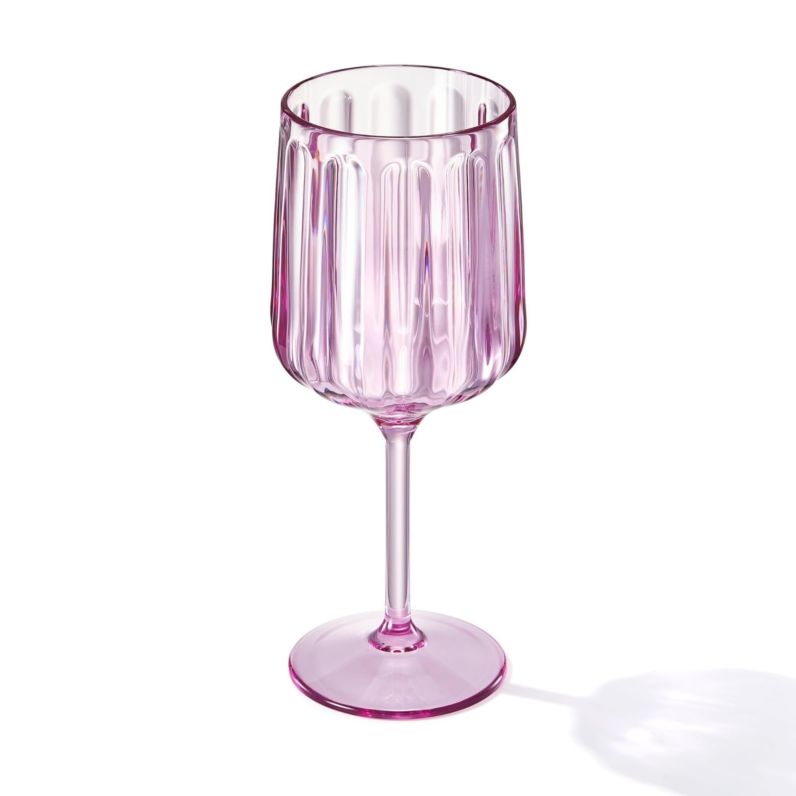 Khen Acrylic Lucia Stemmed Goblets -  Set of 6 | 14oz | Lilac