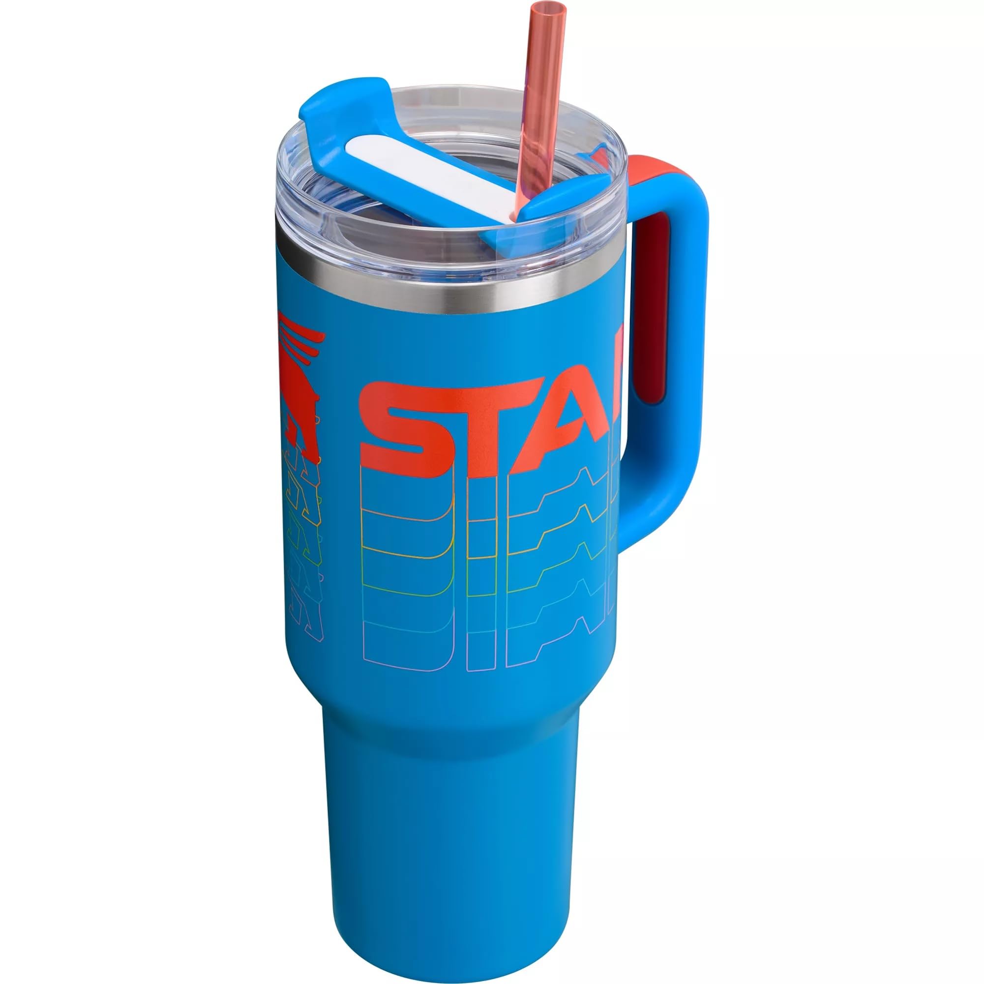 Stanley Quencher H2.0 Flowstate Stainless Steel Vacuum Insulated Tumbler With Lid And Straw For Water, Iced Tea Or Coffee (Azure