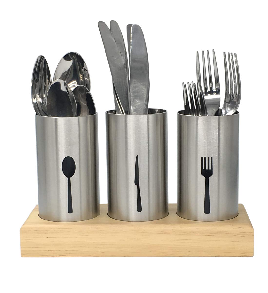 Wskc 4Pc Flatware Caddy Holder Stainless Steel