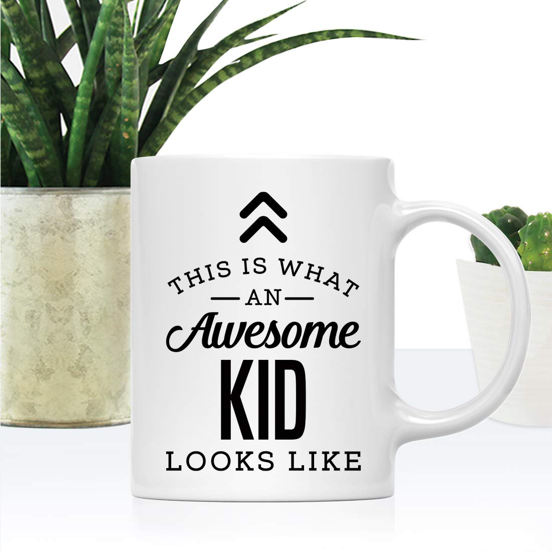 Andaz Press 11oz. Ceramic Coffee Tea Mug Gift, This is What an Awesome Kid Looks Like, 1-Pack, Birthday Gift Ideas Coworker Him